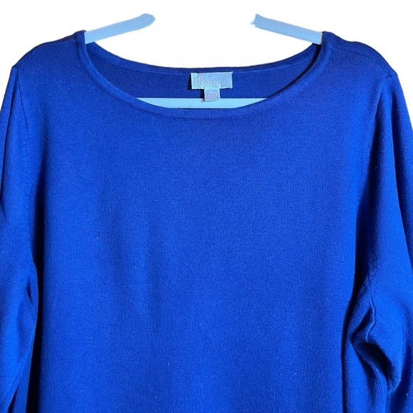 Belle By Kim Gravel Can’t Stop Wearing It Sweater. Lapis Blue. Size 2X - Picture 2 of 10